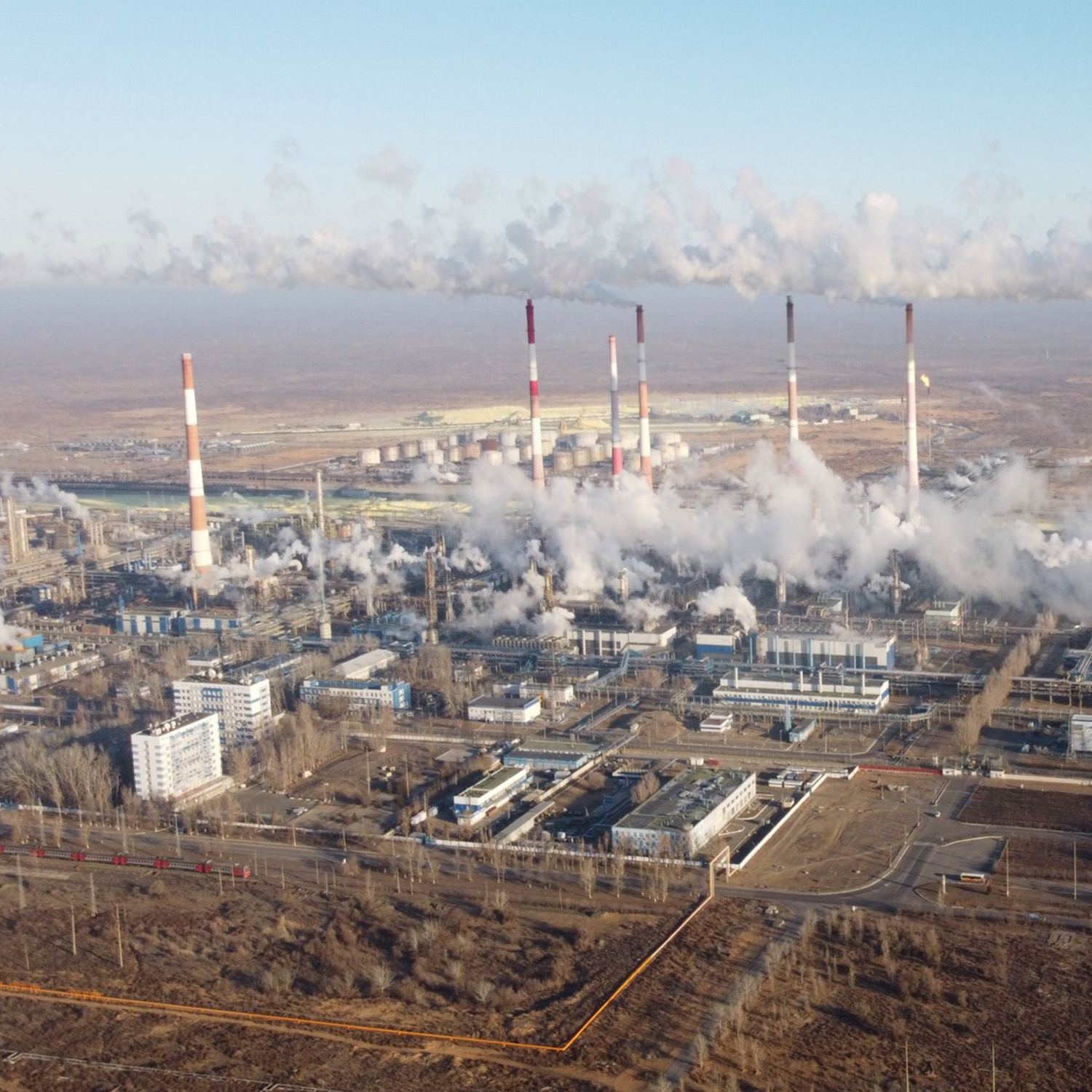 Astrakhan gas processing plant