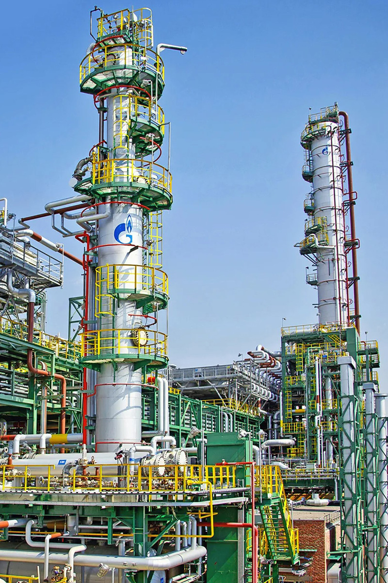 Astrakhan gas processing plant